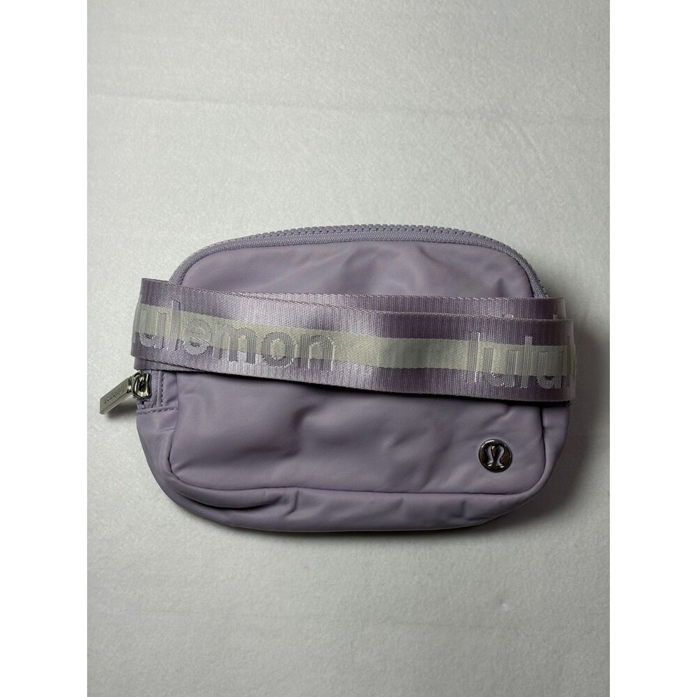 Lululemon Everywhere Belt Bag 1L Wordmark Strap Lavender Lilac Purple O/S